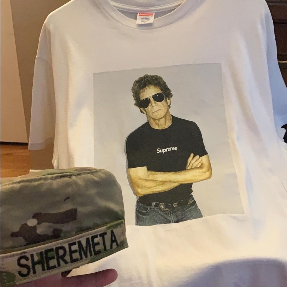 Supreme Lou Reed Portrait Tee